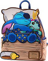 Lilo and Stitch - Stitch Sleeping 10" Faux Leather Mini Backpack