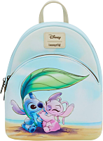 Lilo & Stitch - Stitch & Angel Beach Date 10" Faux Leather Mini Backpack