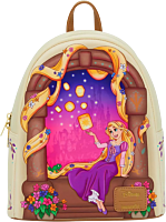 Tangled - Rapunzel Lantern Window 10" Faux Leather Mini Backpack