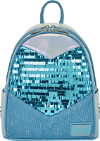 Frozen - Elsa Glitter Sequin Cosplay 10" Faux Leather Mini Backpack