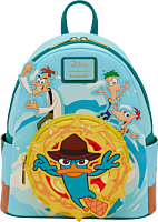 Phineas & Ferb - Light-Up 10" Faux Leather Mini Backpack