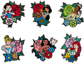 Disney Princess - Tattoo Mystery Blind Box Pin (Display of 12)