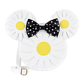 Mickey Mouse - Minnie Mouse Daisies 12” Faux Leather Crossbody Bag