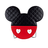 Mickey Mouse - Mickey & Minnie Mouse Valentines 12” Faux Leather Reversible Crossbody Bag