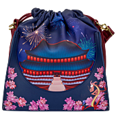 Mulan (1998) - Mulan Castle 7” Faux Leather Cinch Sack Crossbody Bag