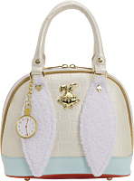 Alice in Wonderland (1951) - White Rabbit 8" Faux Leather Crossbody Handbag
