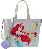 The Little Mermaid (1989) - Ariel, Flounder & Sebastian 9" Tote Bag with Coin Bag