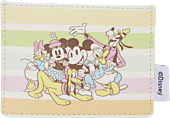 Mickey & Friends - Rainbow Stripes 3" Faux Leather Card Holder