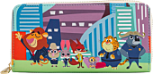 Zootopia - Chibi Group 8” Faux Leather Zip-Around Wallet