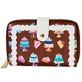 Disney Princess - Cakes 4” Faux Leather Zip-Around Wallet