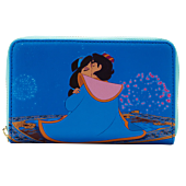 Aladdin (1992) - Scenes 4” Faux Leather Zip-Around Wallet