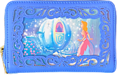 Disney Princess - Cinderella Stories 4" Faux Leather Zip-Around Wallet