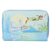Peter Pan (1953) - You Can Fly Glow in the Dark 4" Faux Leather Zip-Around Wallet