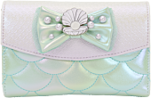 The Little Mermaid (1989) - Iridescent Pearl 4" Faux Leather Flap Wallet