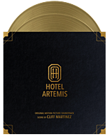 Hotel Artemis - Original Motion Picture Soundtrack Score by Cliff Martinez 2xLP Vinyl Record (Gold Coloured Vinyl)