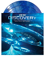 Star Trek: Discovery - Original Series Soundtrack Music From Season 3 By Jeff Russo 2xLP Vinyl Record (Blue & White Marbled Vinyl)