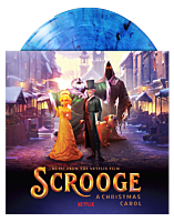 Scrooge: A Christmas Carol (2022) - Music from the Netflix Film LP Vinyl Record (Blue & Black Smoke Coloured Vinyl)