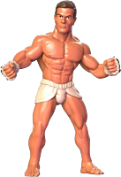 Kickboxer (1989) - Kurt Sloane Big Rubber Guys 8" Rubber Action Figure