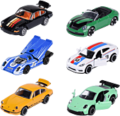 Majorette - Porsche Premium Cars 1/64th Scale Die-Cast Vehicle Replica (Display of 12)