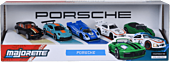 Majorette - Porsche 1/64th Scale Die-Cast Vehicle Replica 5-Pack Giftset