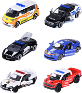 Majorette - Rescue World Premium Cars 1/64th Scale Die-Cast Vehicle Replica (Display of 12)