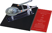 Star Trek: The Original Series - U.S.S. Enterprise NCC-1701 Ship Die-Cast Model Replica & Book