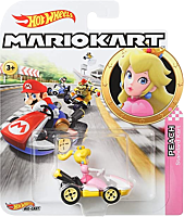 Mario Kart - Princess Peach (Standard Kart) Hot Wheels 1/64th Scale Die-Cast Vehicle