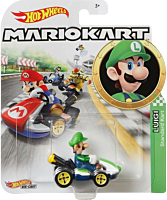 Mariokart - Luigi (Standard Kart) Hot Wheels 1/64th Scale Die-Cast Vehicle