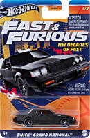 Fast & Furious - Buick Grand National Hot Wheels Decades of Fast 1/64th Scale Die-Cast Vehicle Replica