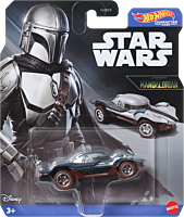 Star Wars: The Mandalorian - The Mandalorian Hot Wheels Character Cars 1/64th Scale Die-Cast Vehicle
