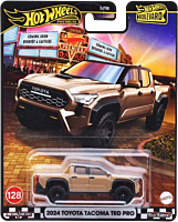 Hot Wheels - 2024 Toyota Tacoma TRD Pro Hot Wheels Premium Boulevard Real Riders 1/64th Scale Die-Cast Vehicle Replica