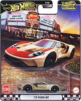 Hot Wheels - '17 Ford GT Hot Wheels Premium Boulevard Real Riders 1/64th Scale Die-Cast Vehicle Replica