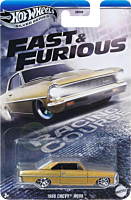 Fast & Furious - 1966 Chevy Nova Hot Wheels Silver Series Racing Course 1/64th Scale Die-Cast Vehicle Replica