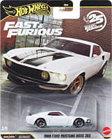 Fast & Furious 6 - 1969 Ford Mustang Boss 302 Hot Wheels Premium 1/64th Scale Die-Cast Vehicle Replica