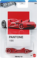 Hot Wheels - Pantone 186 Twin Mill III Hot Wheels Silver Series Pantone 1/64th Scale Die-Cast Vehicle Replica