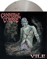 Cannibal Corpse - Vile LP Vinyl Record (2026 Reissue Grey with Red Streaks Coloured Vinyl)