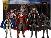 The Lord of the Rings: The War of the Rohirrim - Hera Princess of Rohan, Helm Hammerhand, Wulf, & Shank Gold Label 4" Scale Action Figure 4-Pack