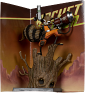 Guardians of the Galaxy - Rocket Raccoon (Rocket Raccoon: A Chasing Tale #1) 1/6th Scale PVC Posed Figure with Comic Book