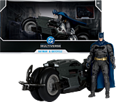 The Flash (2023) - Batman & Batcycle DC Multiverse Gold Label 7" Scale Action Figure Vehicle 2-Pack