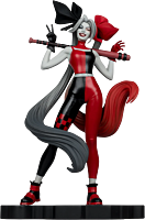 Batman - Harley Quinn Red, White & Black by Alex Garner 1/10th Scale Statue