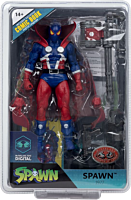 Spawn - Spawn 1977 Red Platinum Edition 7" Scale Action Figure with Comic Book