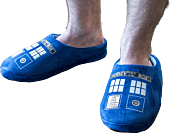 Doctor Who - TARDIS Printed Mens Slippers