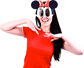 Disney - Minnie Mouse Sun-Staches Sunglasses (One Size)
