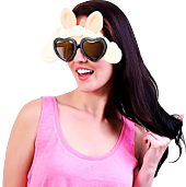 The Muppets - Miss Piggy Sun-Staches Sunglasses (One Size)