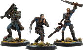 Fallout: Wasteland Warfare - Legends of Vault 76 Unpainted Multi-Part Resin Miniatures 3-Pack