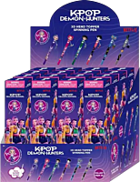 K-Pop Demon Hunters - 3D Head Topper Spinning Pen Blind Box (Display of 16)