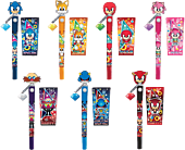 Sonic the Hedgehog - 3D Head Topper Spinning Pen Blind Box (Display of 16)