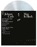 Johnny Cash - Man In Black LP Vinyl Record (Crystal Clear Vinyl)