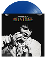 Elvis Presley - On Stage LP Vinyl Record (2026 Reissue Blue Coloured Vinyl)