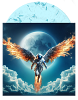 Bliss n Eso - The Moon: The Light Side LP Vinyl Record (Marbled Blue Moon Coloured Vinyl)